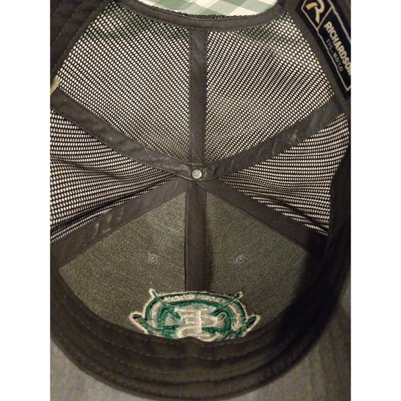 Richardson Trucker Cap Stick Hockey Hat.. Gray SnapBack, 115-medium/large - Picture 9 of 10